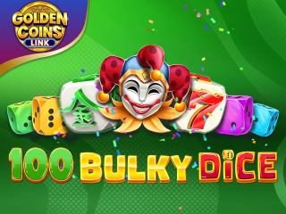 100 Bulky Dice Golden Coins Link